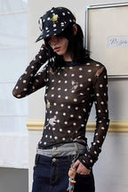 Slim Fit Short Length Animal Print Blouse