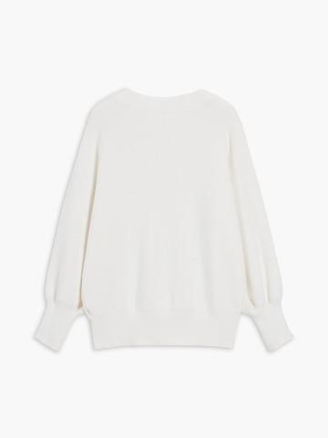Pearl Of Joy – Übergroße Strickjacke 