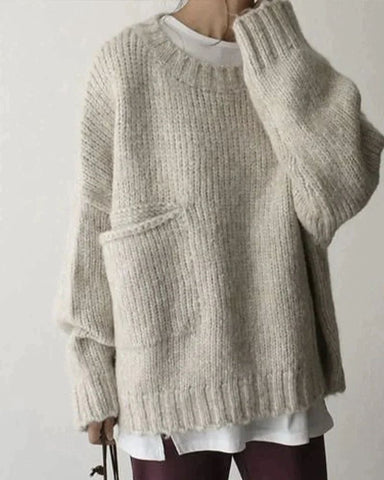 MAEVE - Suéter oversize con bolsillo delantero 