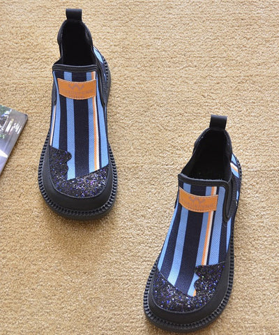 Roter Denim-Stoff 2025 Neue Spleiß-Stiefeletten 