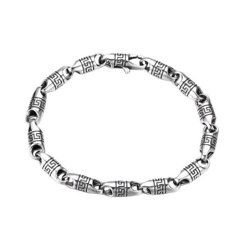 Sterling Silver Vintage Lucky Bucket Bead Bracelet
