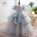 MARRYSHE Kleinkind Sommer Kommunion Geburtstagsparty Kleid Netzstoff Puffy Prinzessinnenkleid