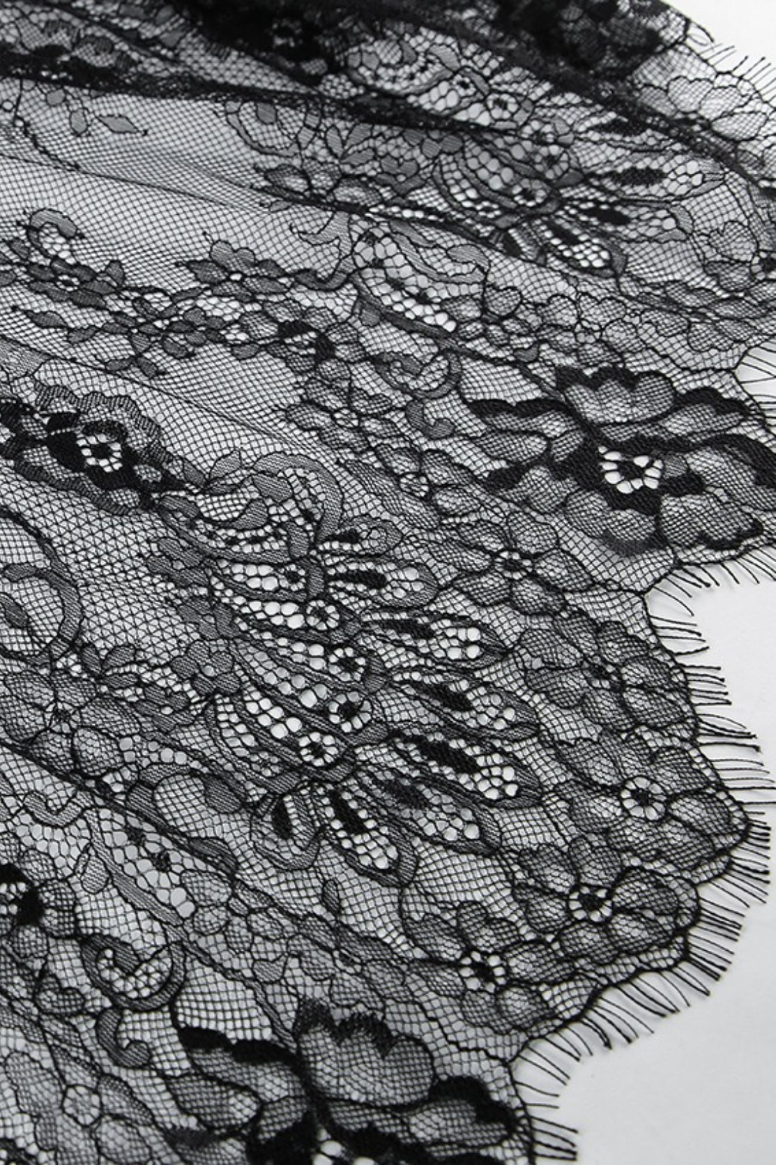 Sexy Solid V Neck Loose Lace Maxi Dress