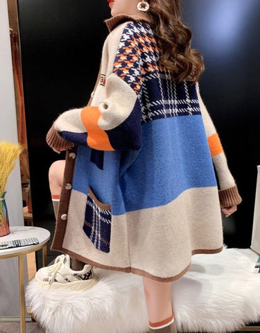 CÁRDIGAN DE BLOQUES DE COLOR EMILY 