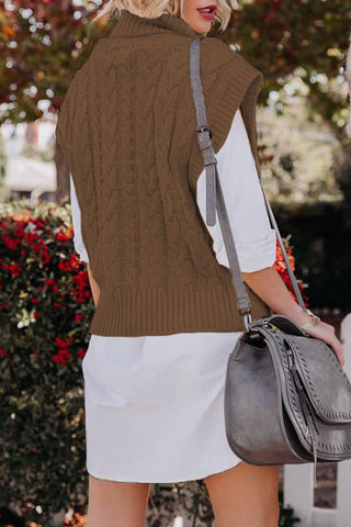 Lässiger Rollkragenpullover mit Patchwork-Muster (4 Farben) 