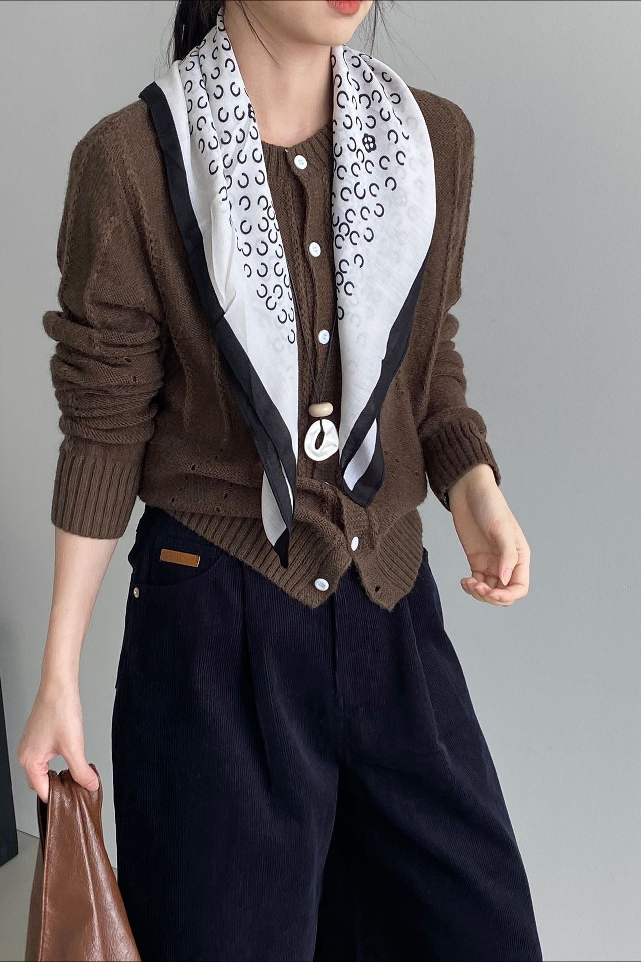 Atmospheric Wool Knit Cardigan