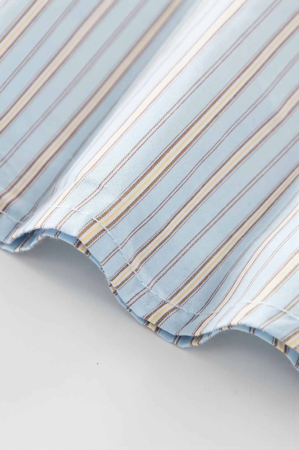 Sweet Striped Tie Backless Halter Top