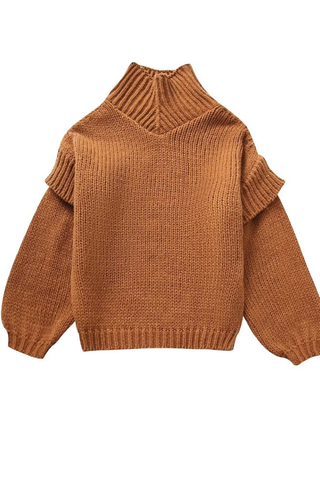 Loose Long Sleeve Turtleneck Sweater