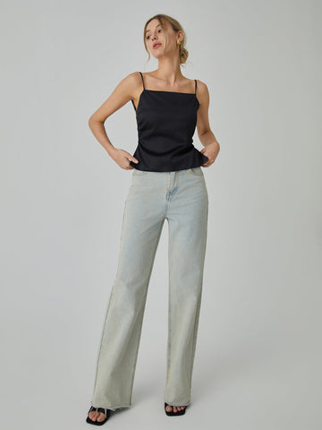 Rückenfreies Tanktop mit Knoten 