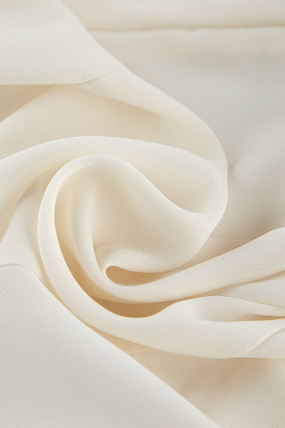 Solid Elegant Ruffle Chiffon Cami Top