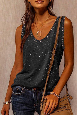 Meridress – Einfarbiges, locker sitzendes Tanktop