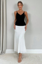 Sexy Minimal Solid Tie Slim Cami Top