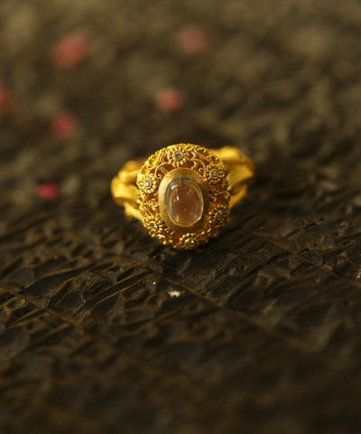 Anillos de jade y oro antiguo vintage 