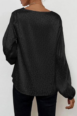 Modische Blusen mit elegantem Patchwork-Print und V-Ausschnitt (9 Farben) 