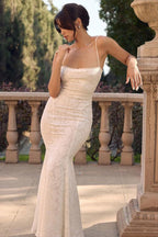 Cami Backless Tie Sexy Slim Maxi Dress