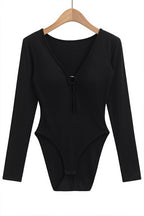 Padded Cut-Out V-Neck One Piece