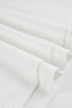 Number Print Button Long Sleeve T-shirt