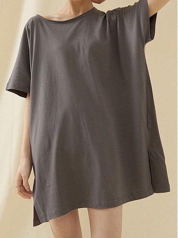 Camisetas sueltas, sencillas, lisas y cómodas 