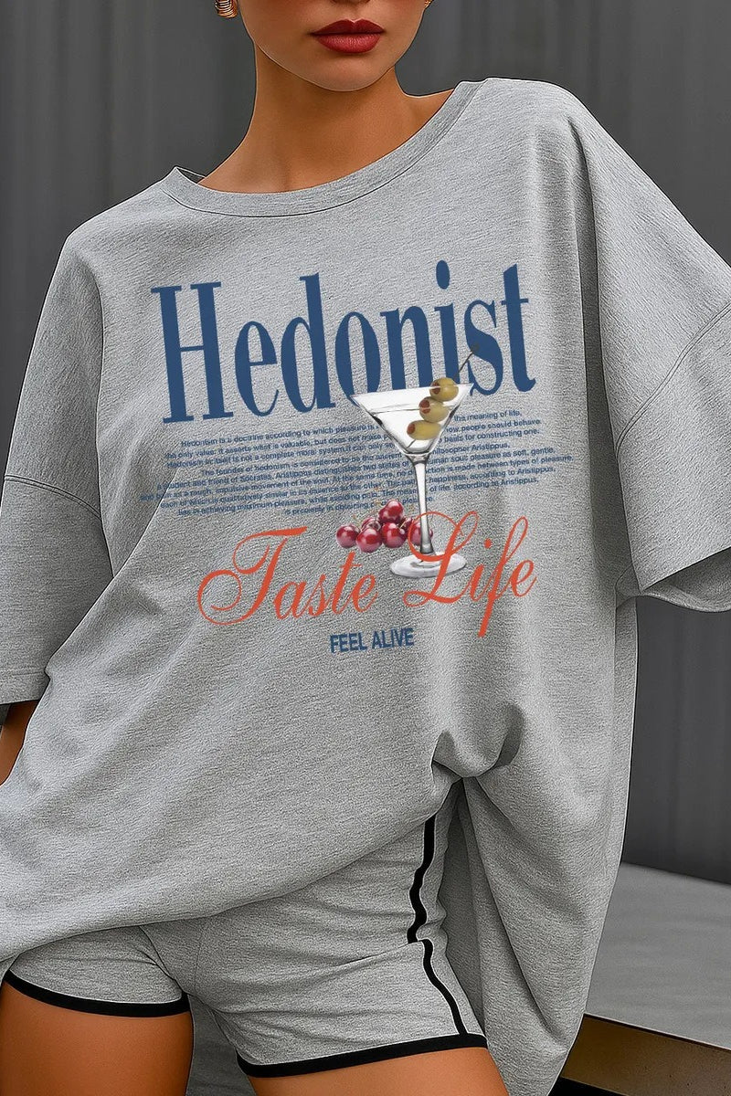 Casual Fashion Print Cotton T-shirt