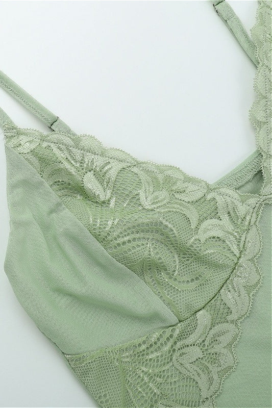 Sexy V Neck Lace Slim Cami Top