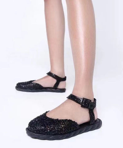 Nuevas sandalias de verano para caminar en la playa con hebilla hueca 