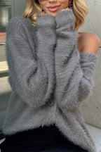 Plush V-Neck Cardigan