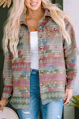 Prendas de abrigo informales universitarias con cuello vuelto y contraste de bloques de colores 