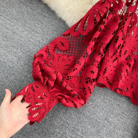 Joselyn Spitzenbluse 