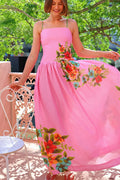 Floral Vacation Swing Cami Maxi Dress