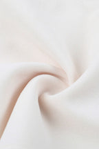 Elegant Solid Pleated Slim Tie Cami Top