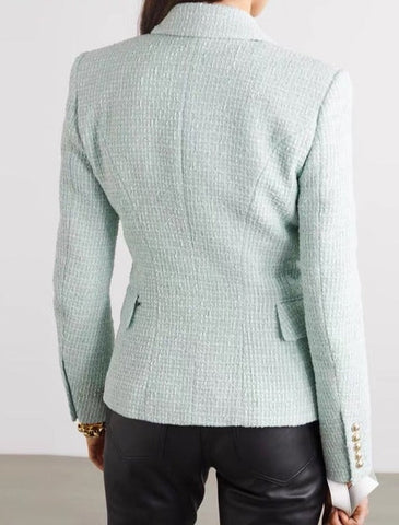 BLAZER DE TWEED SANDRA MINT 