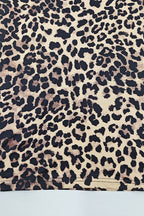 Chain Strap Backless Print Maxi Dress