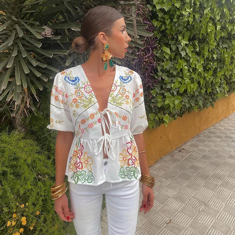Linen blouse (with patterns)
