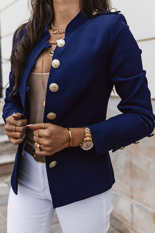 Clever Thoughts – Zweireihiger, leichter Blazer 