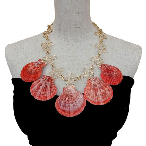 Halskette mit Anhänger „Red Seas“ 