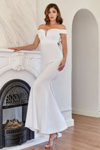 Off the Shoulder Mermaid Prom Dress