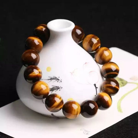 Natural Tiger Eye Gemstone Bracelet