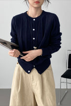 Atmospheric Wool Knit Cardigan