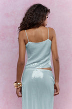 Sequin Slim Cami Top
