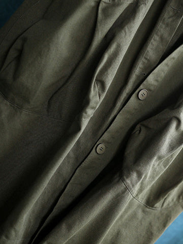 Original Solide Kapuze Langarm Oberbekleidung &amp; Mantel 