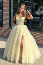 Gorgeous A Line Sweetheart Corset Pink Prom Dress with Appliques
