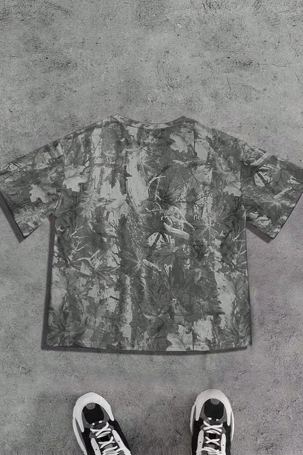 Printed Loose Round Neck T-shirt