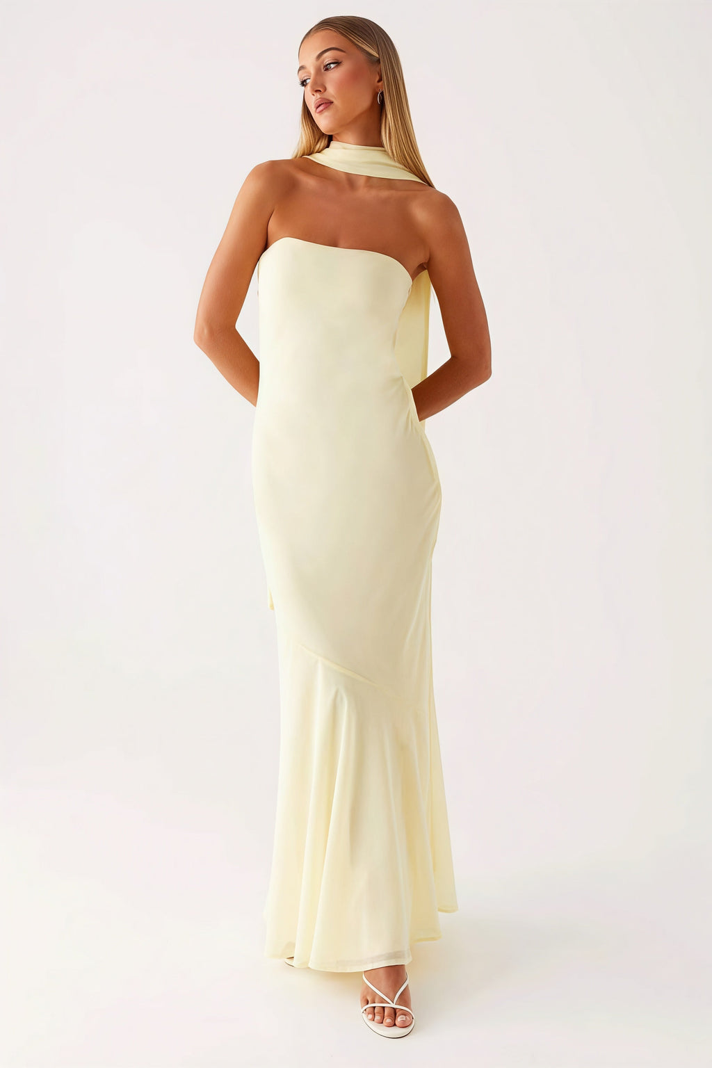 Floral Tie Fishtail Vacation Maxi Dress