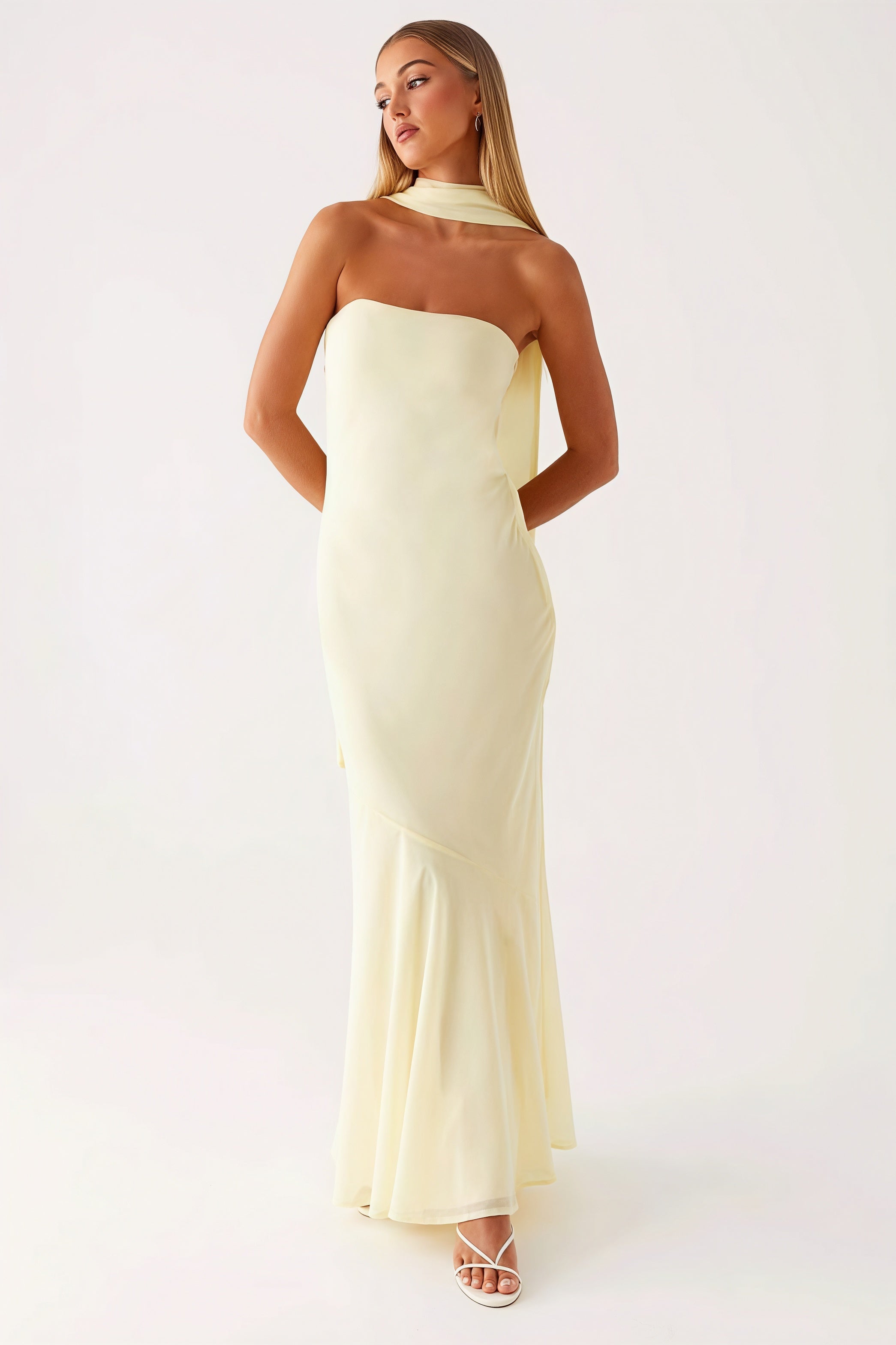 Floral Tie Fishtail Vacation Maxi Dress