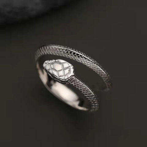 Sterling Silver Handmade Snake Ring