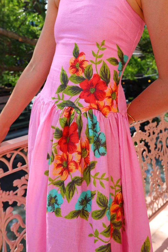 Floral Vacation Swing Cami Maxi Dress
