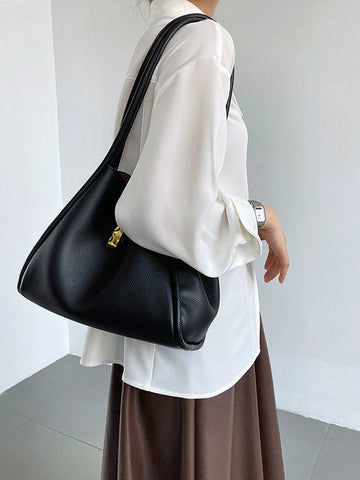 Blusa elegante de manga larga en tres colores lisos 