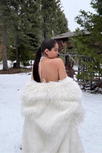 Faux Fur Extended Thick Warm Overcoat