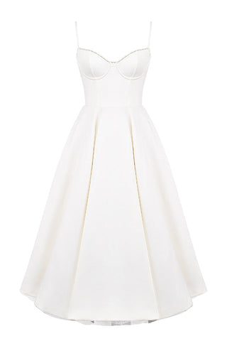 Suspender V-Neck Sleeveless Tutu Maxi Dress