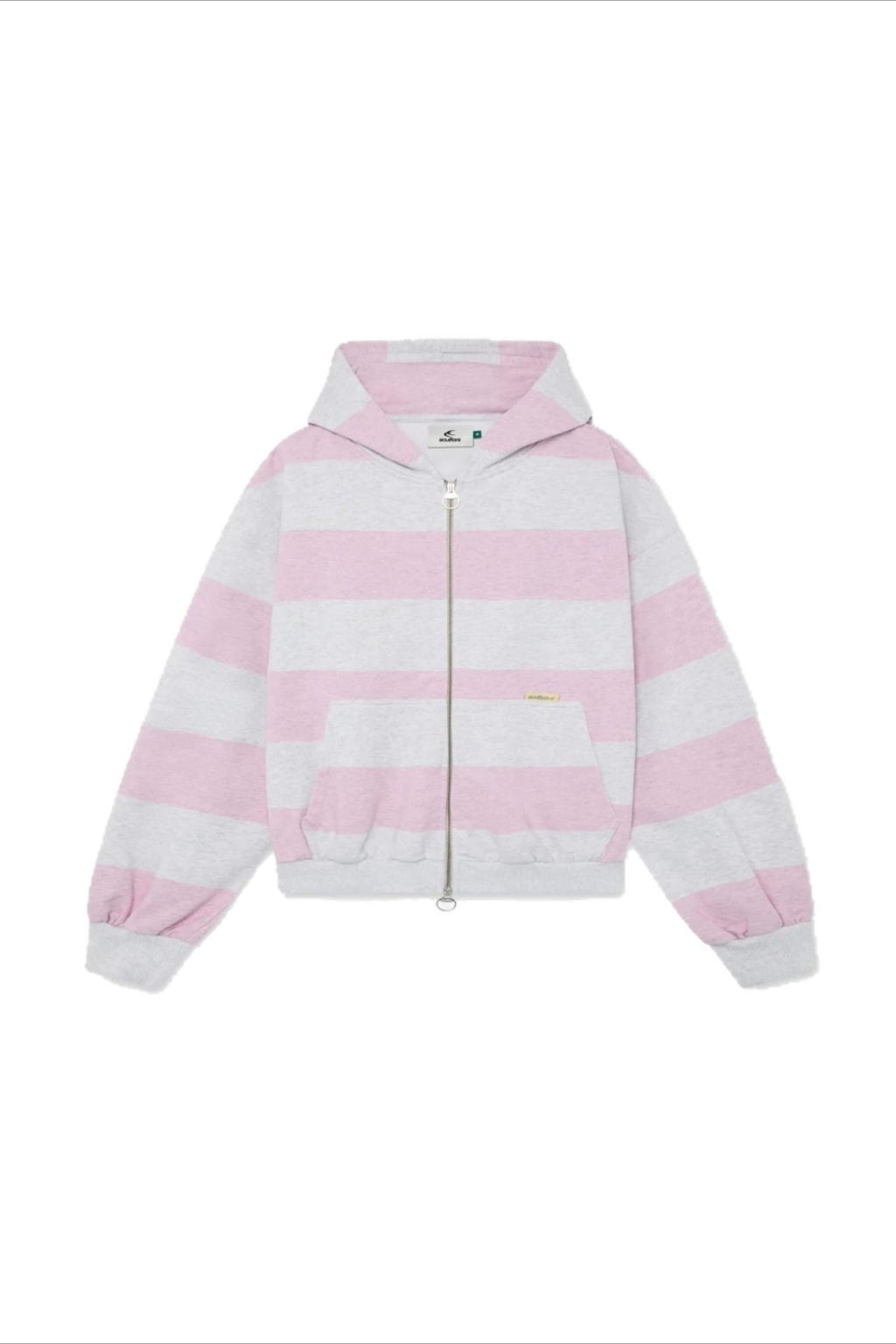 Retro Striped Patchwork Pullover Hoodie